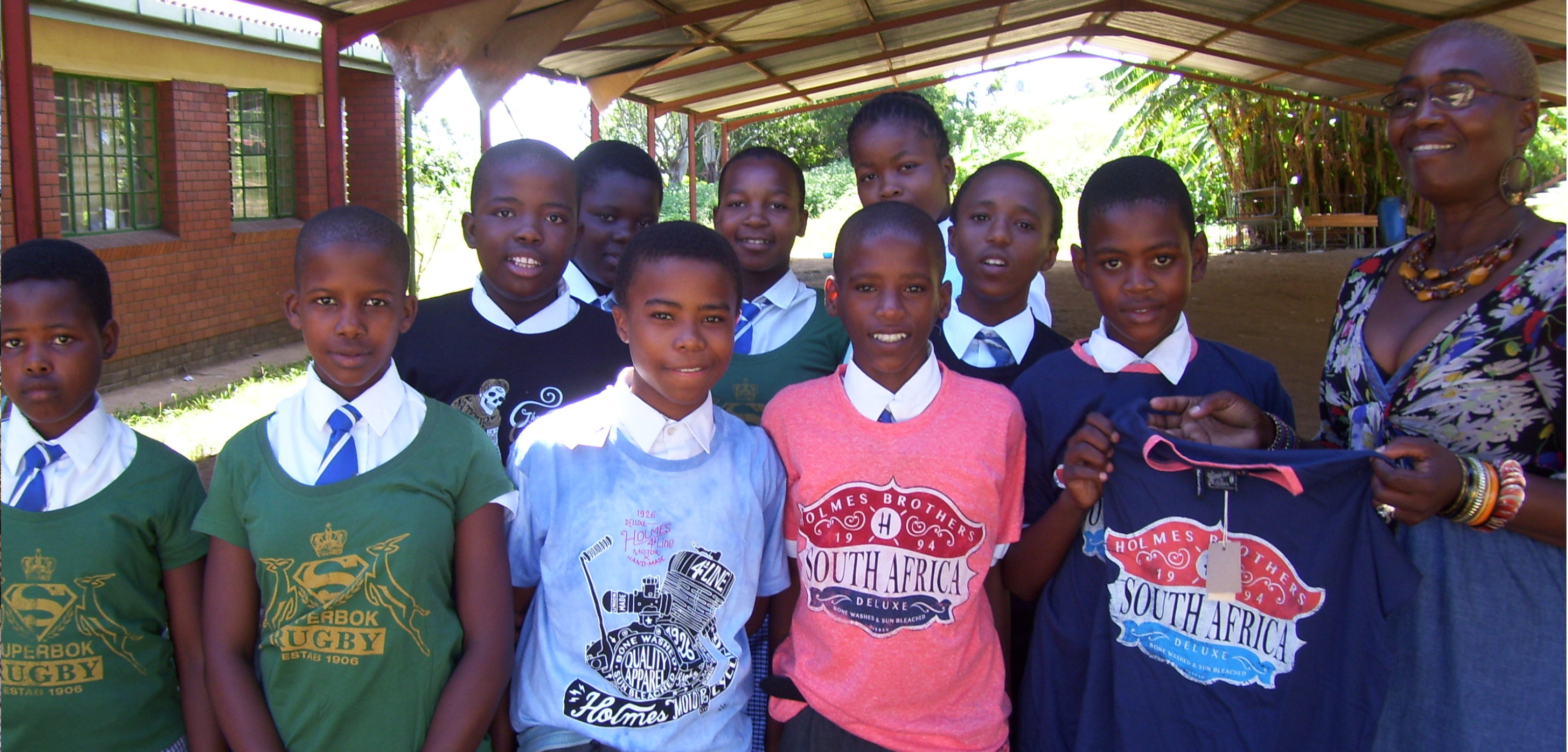 Community school children supported by local initiatives