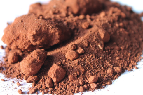 Bauxite ore sample